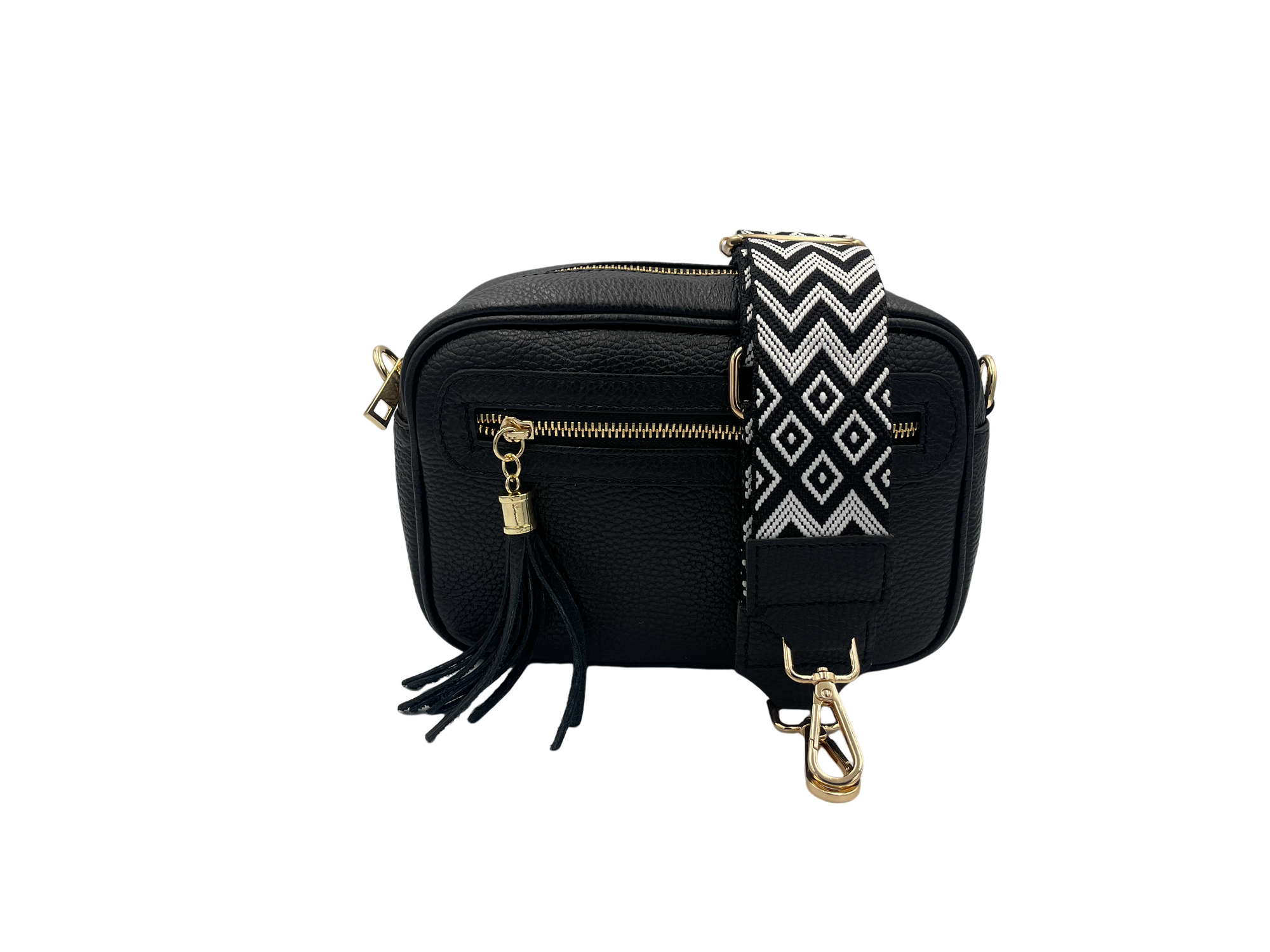 Black tassel crossbody bag online